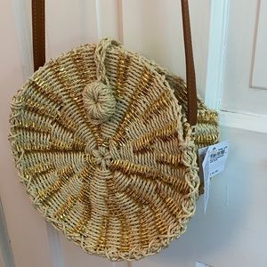 American Eagle woven purse
